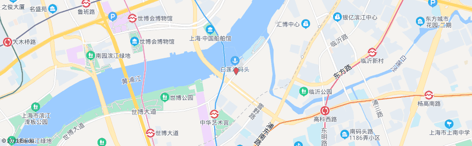 上海世博大道高科西路_公交站地图_上海公交_妙搜公交查询2024