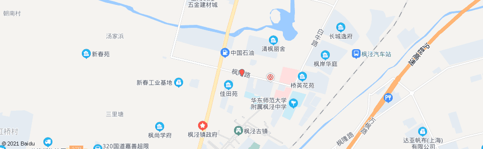 上海枫阳路白牛路(招呼站)_公交站地图_上海公交_妙搜公交查询2024