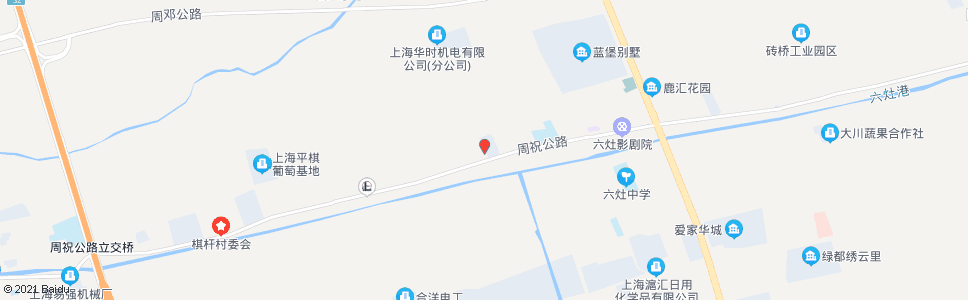 上海鹿川路周祝公路_公交站地图_上海公交_妙搜公交查询2024