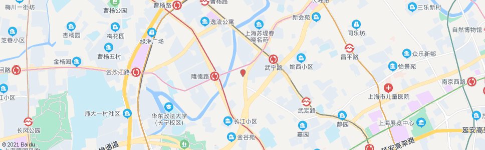 上海曹家渡(长寿路芳汇广场)_公交站地图_上海公交_妙搜公交查询2025