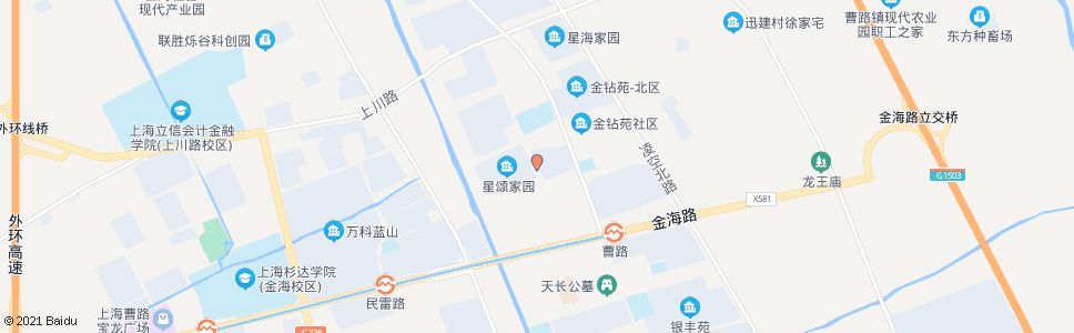 上海海松路金晓路_公交站地图_上海公交_妙搜公交查询2024