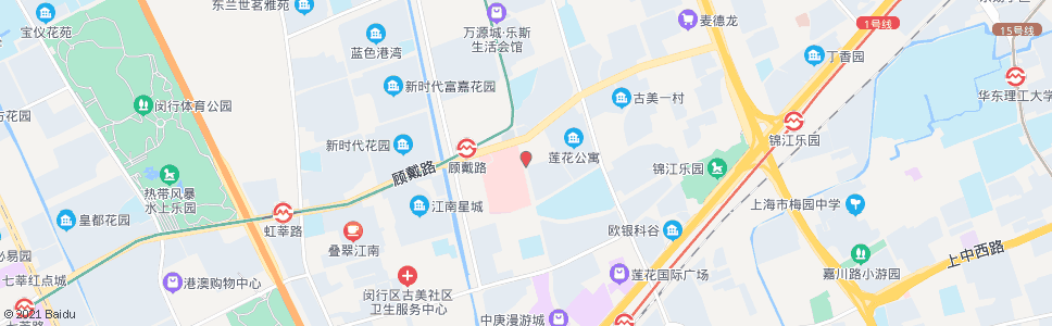 上海顾戴路万源路(儿科医院)_公交站地图_上海公交_妙搜公交查询2025