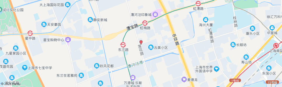 上海东兰路莲花路_公交站地图_上海公交_妙搜公交查询2024