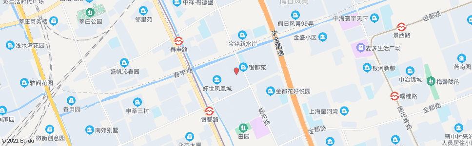 上海银都新村(都市路银都路)_公交站地图_上海公交_妙搜公交查询2024