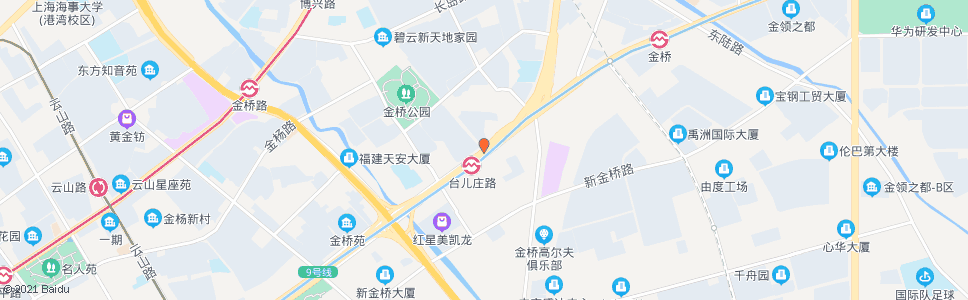 上海台儿庄路杨高中路_公交站地图_上海公交_妙搜公交查询2024