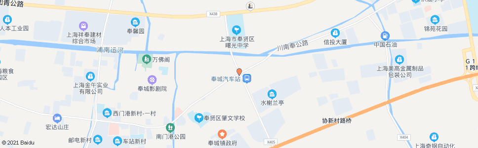 上海川南奉公路奉海公路_公交站地图_上海公交_妙搜公交查询2024