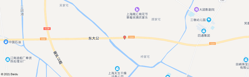 上海东大公路大川公路_公交站地图_上海公交_妙搜公交查询2024