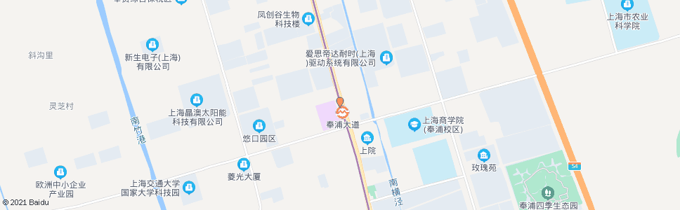 上海沪杭公路奉浦大道_公交站地图_上海公交_妙搜公交查询2024