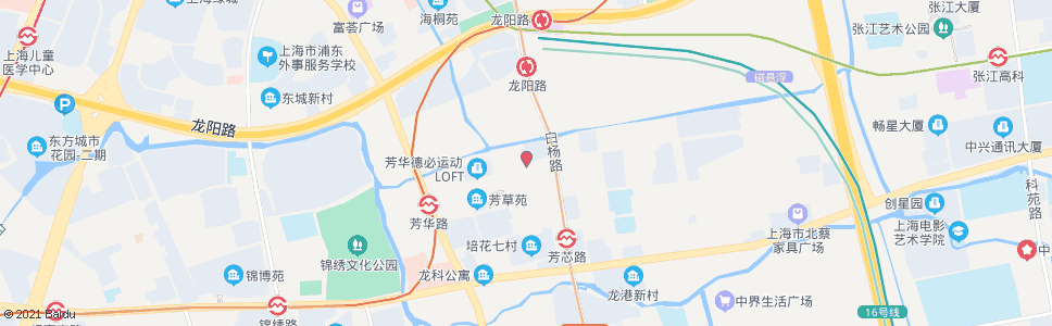 上海芳华路培花路_公交站地图_上海公交_妙搜公交查询2024