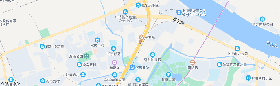 上海淞发路逸仙路_公交站地图_上海公交_妙搜公交查询2024