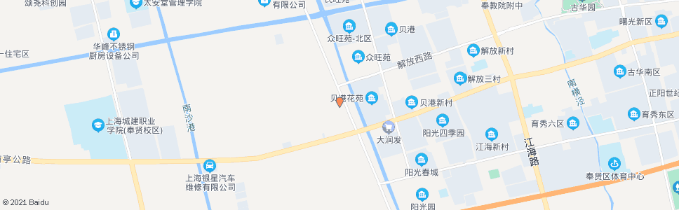 上海奉贤公路所_公交站地图_上海公交_妙搜公交查询2025