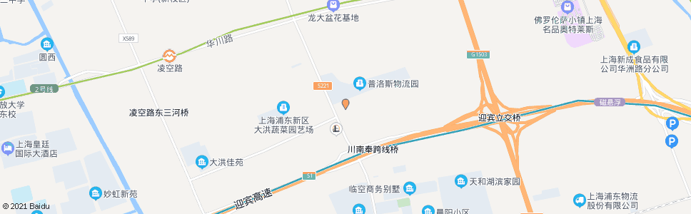 上海灵通路川南奉公路_公交站地图_上海公交_妙搜公交查询2024