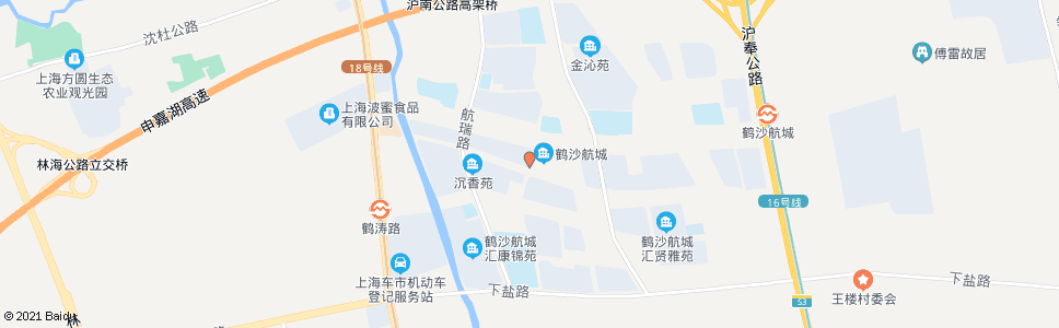 上海鹤韵路鹤雷路_公交站地图_上海公交_妙搜公交查询2024