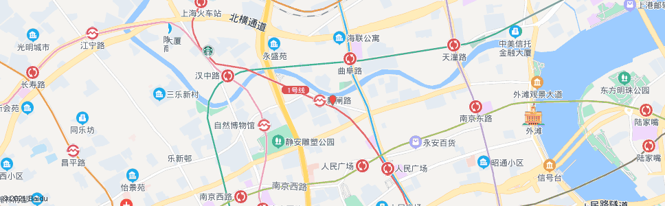 上海新闸路温州路_公交站地图_上海公交_妙搜公交查询2024