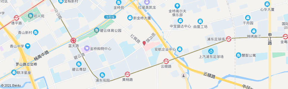 上海明月路红枫路_公交站地图_上海公交_妙搜公交查询2024