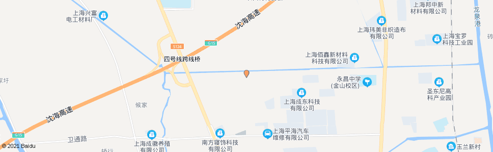 上海中兴村_公交站地图_上海公交_妙搜公交查询2024