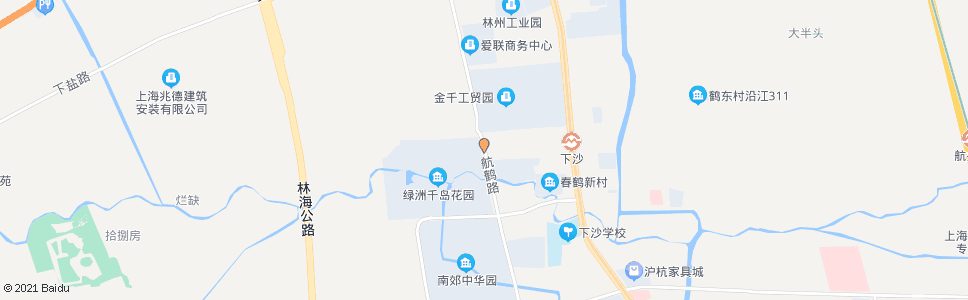 上海航鹤路鹤立西路(梅园小区)_公交站地图_上海公交_妙搜公交查询2025