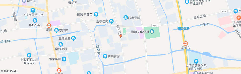 上海周东路祝家港路_公交站地图_上海公交_妙搜公交查询2024