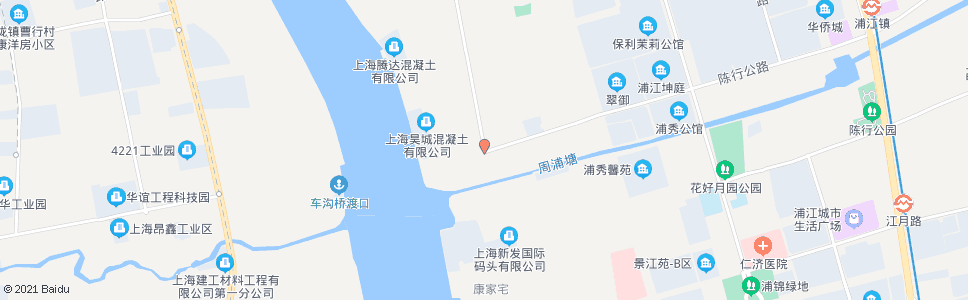 上海塘浦路陈行路_公交站地图_上海公交_妙搜公交查询2024