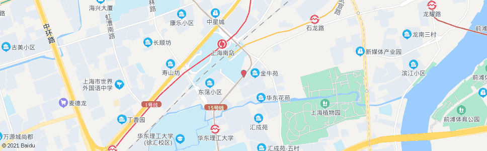 上海石龙路龙川北路(上海南站)_公交站地图_上海公交_妙搜公交查询2024