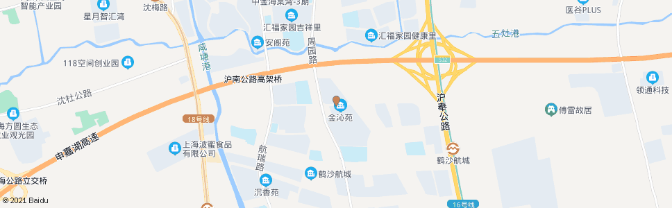 上海鹤沙路鹤恒路_公交站地图_上海公交_妙搜公交查询2025