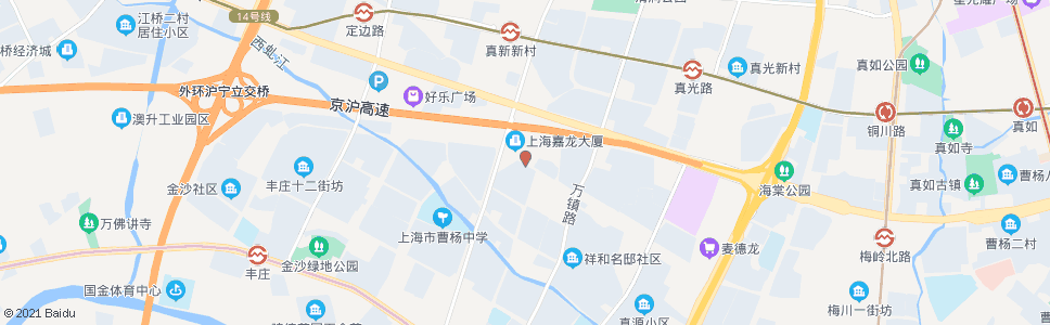 上海梅川路吉镇路_公交站地图_上海公交_妙搜公交查询2024