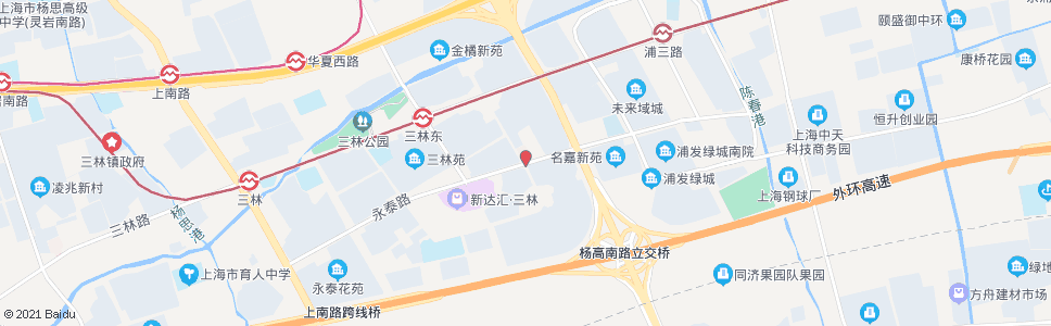 上海永泰路环林东路_公交站地图_上海公交_妙搜公交查询2024
