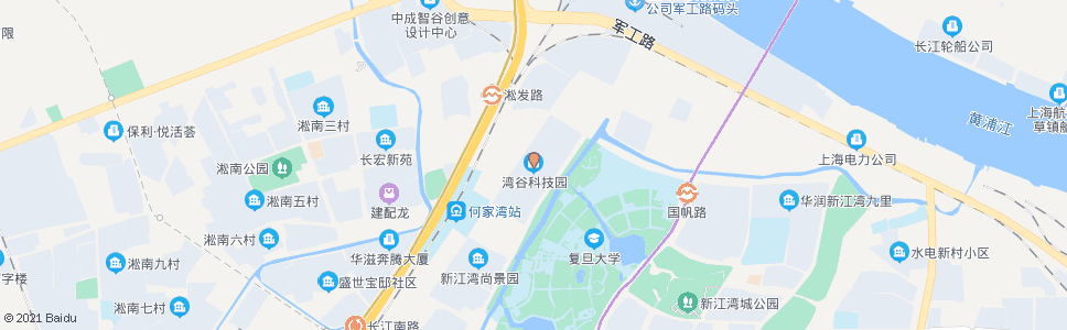 上海湾谷科技园_公交站地图_上海公交_妙搜公交查询2024