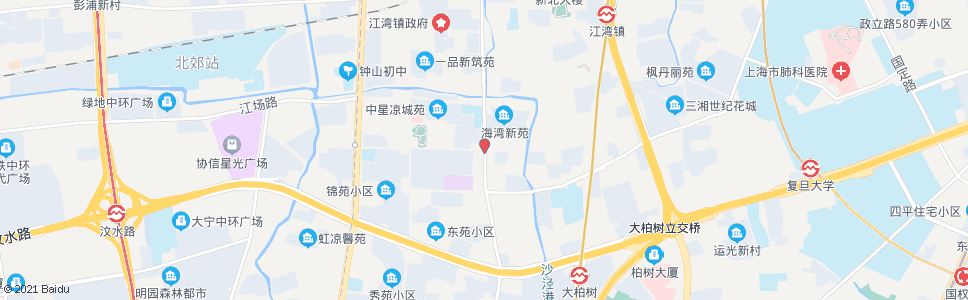 上海水电路车站北路_公交站地图_上海公交_妙搜公交查询2025