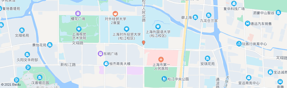 上海人民北路文翔路_公交站地图_上海公交_妙搜公交查询2024