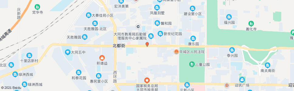 大同北都街振华路口_公交站地图_大同公交_妙搜公交查询2024