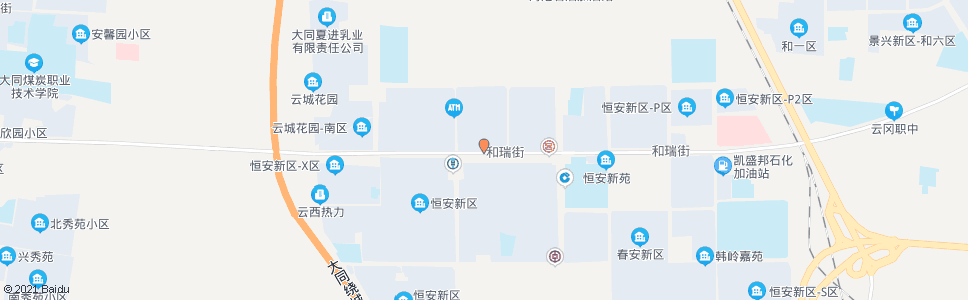 大同安瑞里小区南门(J区南门)_公交站地图_大同公交_妙搜公交查询2024