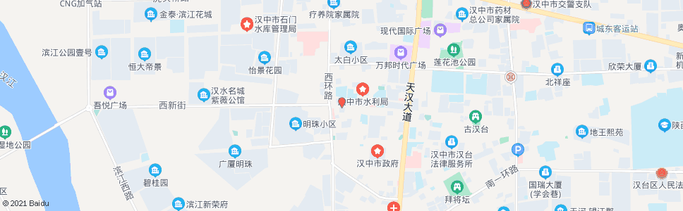 汉中西大街_公交站地图_汉中公交_妙搜公交查询2024