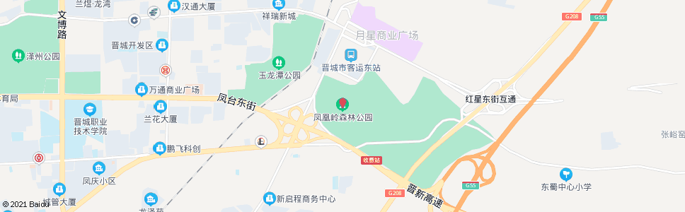 晋城凤凰岭森林公园_公交站地图_晋城公交_妙搜公交查询2024