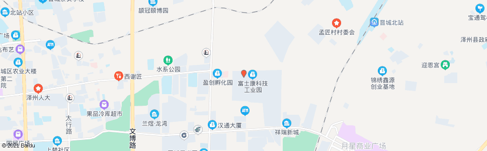 晋城富士康A区西门_公交站地图_晋城公交_妙搜公交查询2024