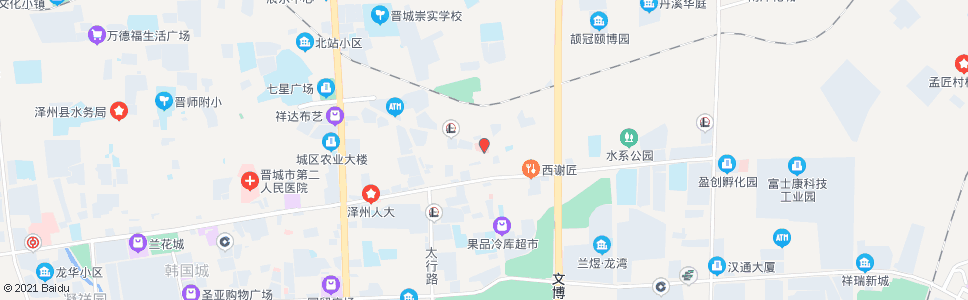 晋城职业病医院_公交站地图_晋城公交_妙搜公交查询2024