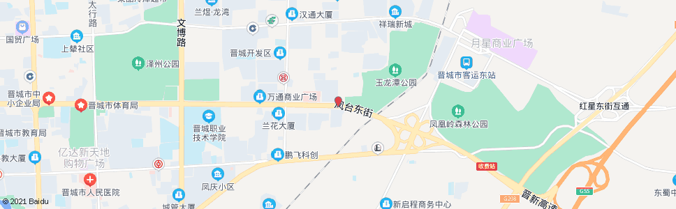 晋城玉龙潭公园_公交站地图_晋城公交_妙搜公交查询2024