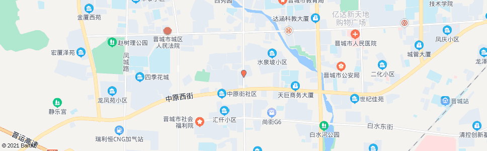 晋城中原街口_公交站地图_晋城公交_妙搜公交查询2024