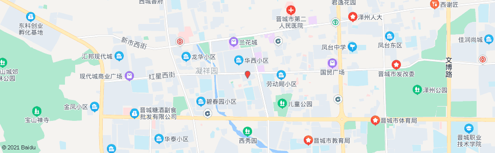 晋城西巷新华小区_公交站地图_晋城公交_妙搜公交查询2024