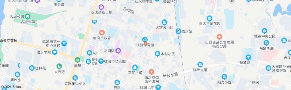 临汾万里大酒店_公交站地图_临汾公交_妙搜公交查询2024