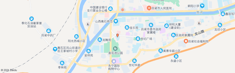 吕梁区第一小学_公交站地图_吕梁公交_妙搜公交查询2024