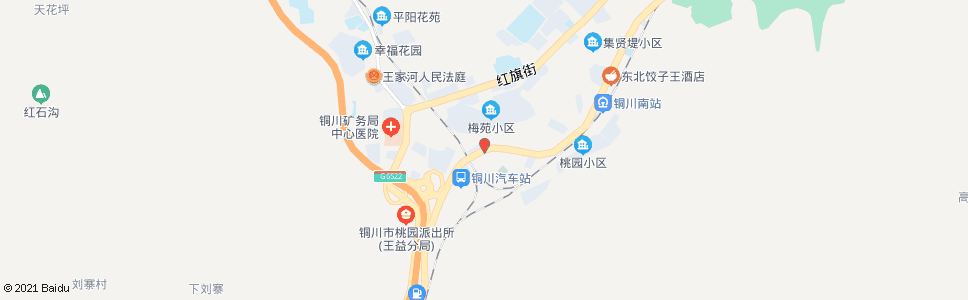 铜川宜园桥_公交站地图_铜川公交_妙搜公交查询2024