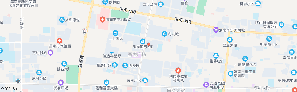 渭南新洲中央街区_公交站地图_渭南公交_妙搜公交查询2024