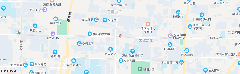 渭南仓程路十字_公交站地图_渭南公交_妙搜公交查询2024