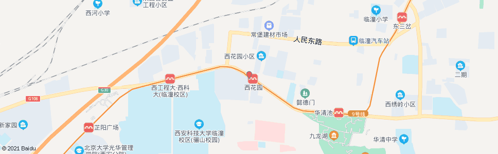 西安新疗_公交站地图_西安公交_妙搜公交查询2024