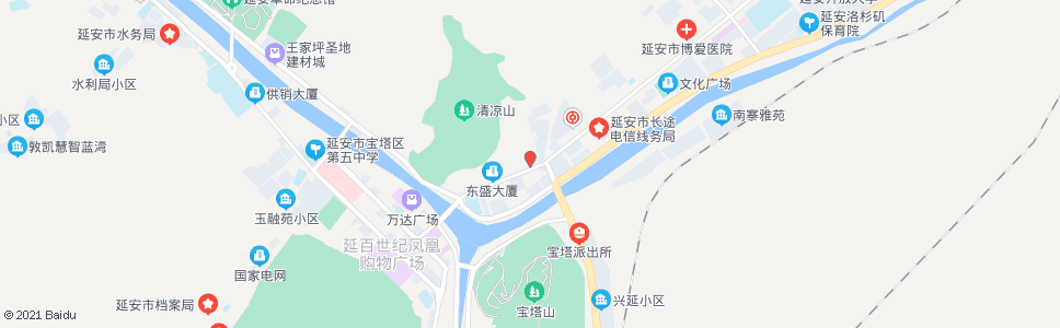 延安供电局(汽车东站)_公交站地图_延安公交_妙搜公交查询2024