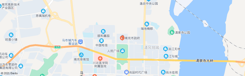 巴中东方花园(荷花池市场)_公交站地图_巴中公交_妙搜公交查询2024