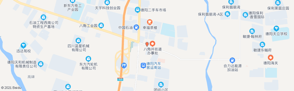 德阳八角市场_公交站地图_德阳公交_妙搜公交查询2024