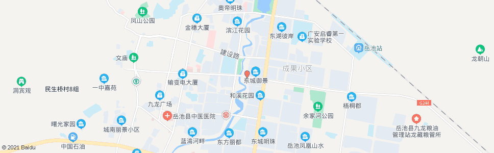 广安二号桥_公交站地图_广安公交_妙搜公交查询2024