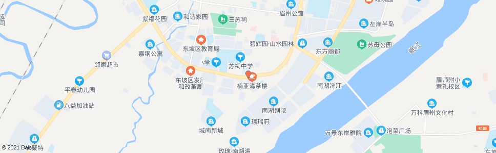 眉山市福利院_公交站地图_眉山公交_妙搜公交查询2024